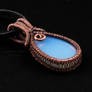 Opalite in Copper Woven Bezel