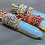 More Opalite Crystal Point Pendants