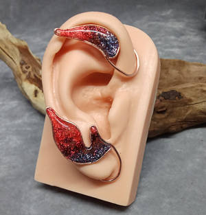 Copper and Resin Ear Wrap Experiment
