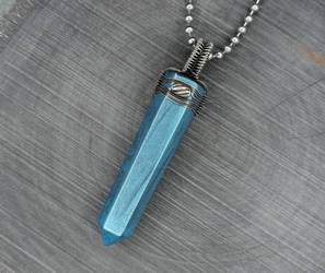 Blue Fairy Crystal Necklace