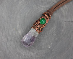 Amethyst and Aventurine Necklace