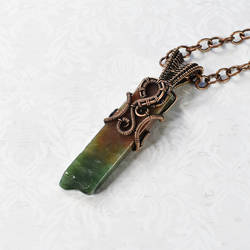 Copper and Fancy Jasper Necklace