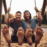 Sam and Dean swinging AI