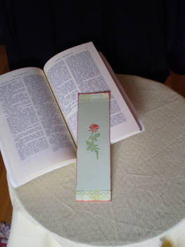 Rose bookmark