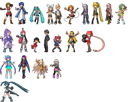 Vocaloid Pokemon Sprites