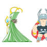 Marvel Minis Set 2 - loki / thor