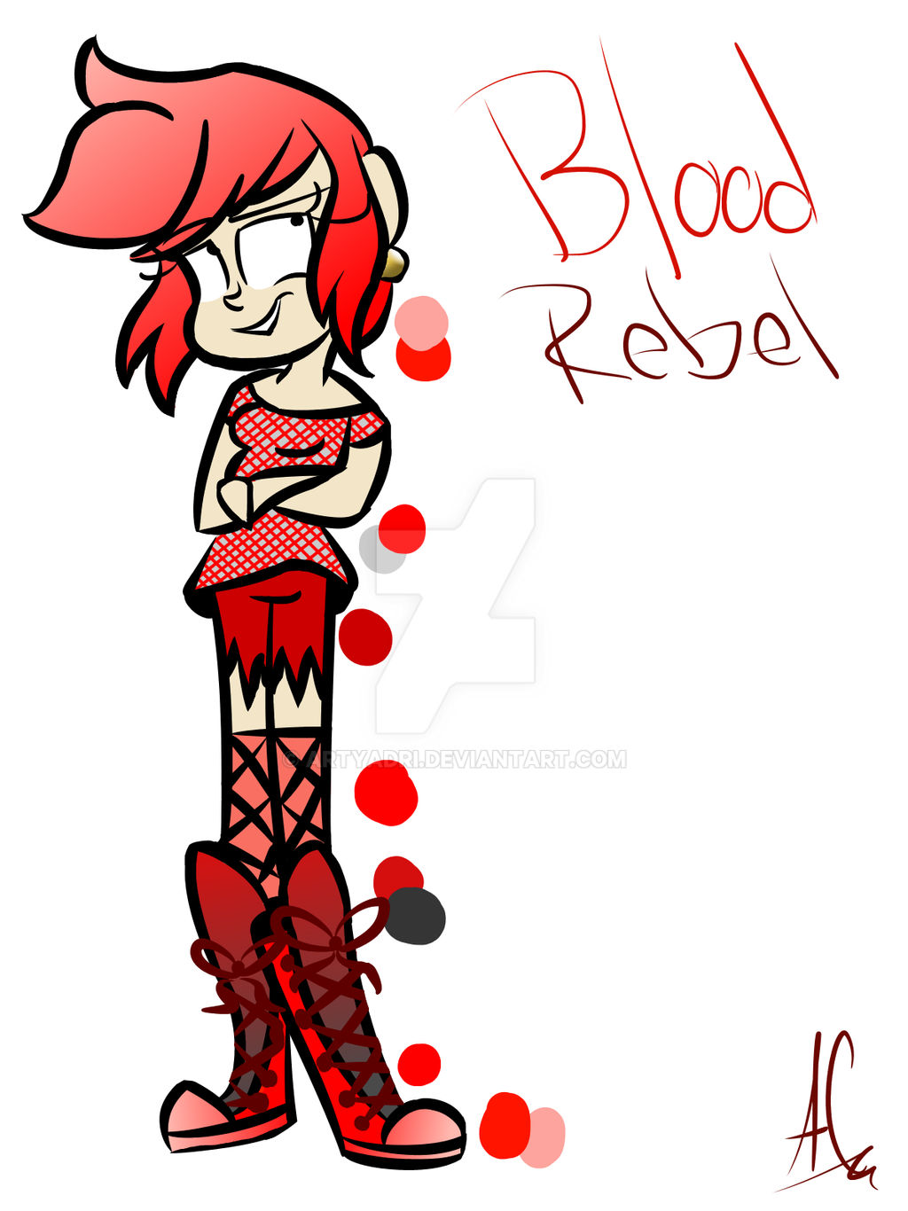 Blood Rebel (oc) by artyadri on DeviantArt