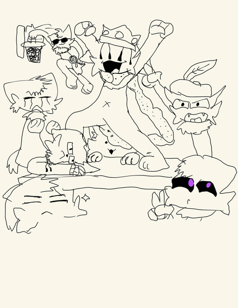 Aimkid Picirs Aimkid characters going crazy (3) by modifythenpchunter on DeviantArt