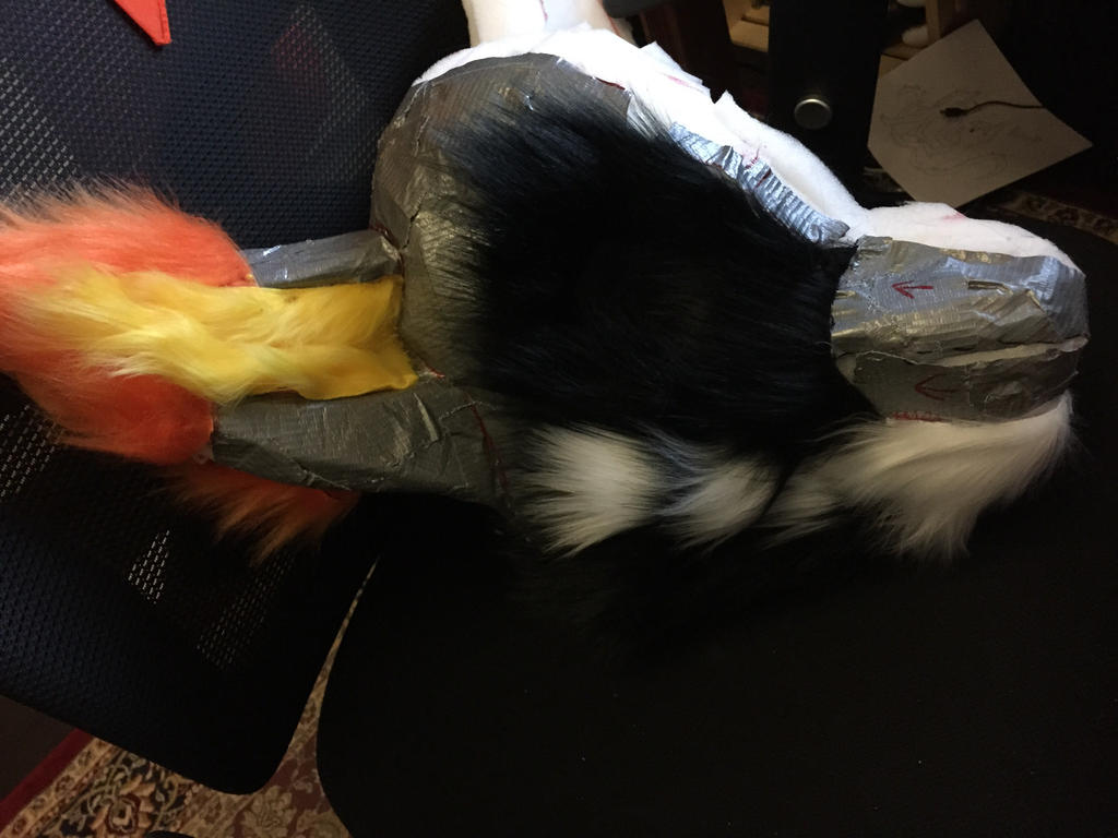 Fursuit progress 1