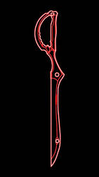 Neon Kill la Kill Scissor Blade