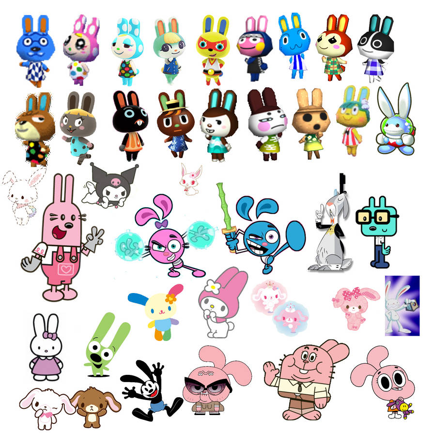 My Favorite Fictional Rabbits by rocketspruggs on DeviantArt