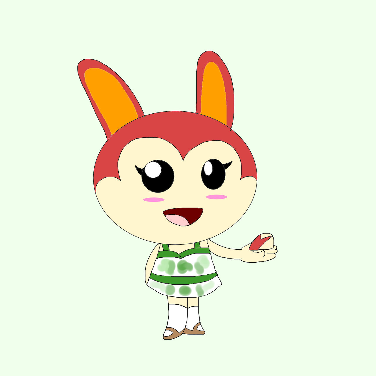 Animal Crossing - Bunnie by rocketspruggs on DeviantArt
