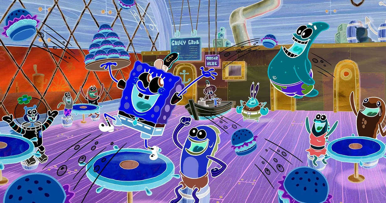 Inverted SpongeBob SquarePants by rocketspruggs on DeviantArt