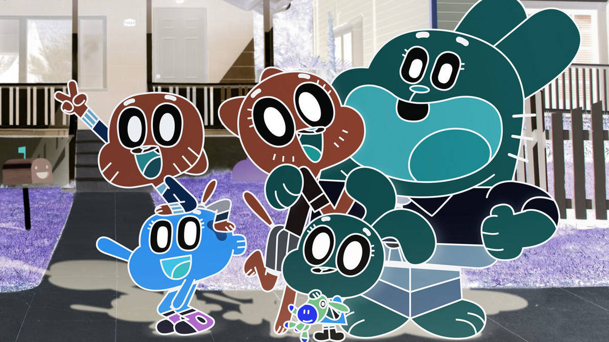 Darwin Inverted Colors The Inverted World of Gumball by rocketspruggs on DeviantArt