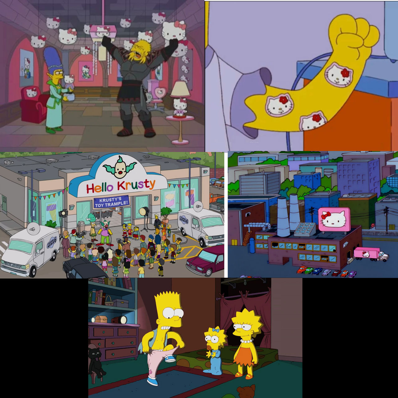 Hello The Simsons Hello Kitty in The Simpsons by rocketspruggs on DeviantArt
