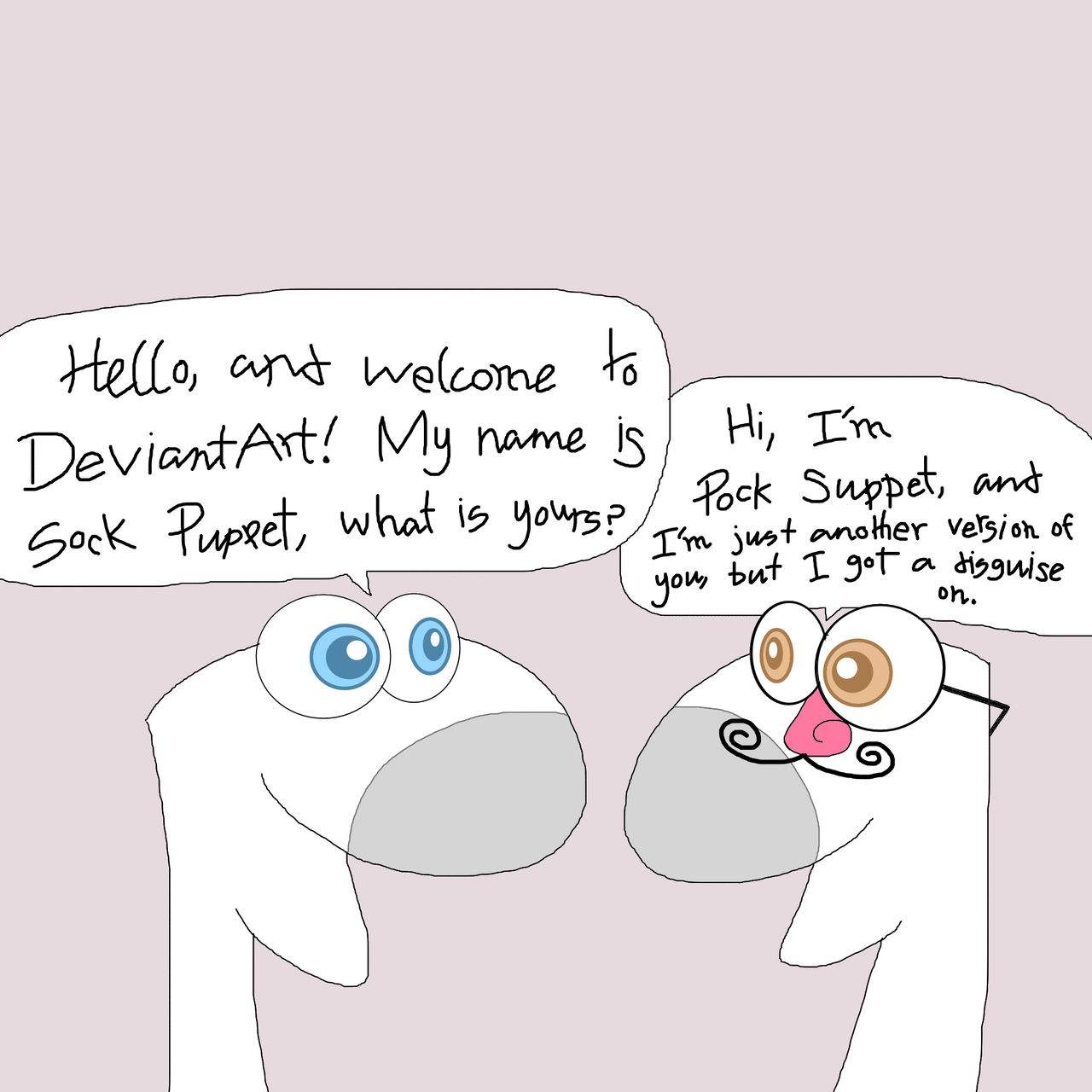 Sock Puppet Accounts in a Shutnell by rocketspruggs on DeviantArt