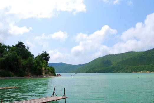 The lake Abrau