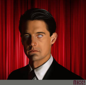 Cooper in black lodge From Twin Peaks