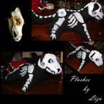 Wolf Skeleton Plushie by Lizu-chan