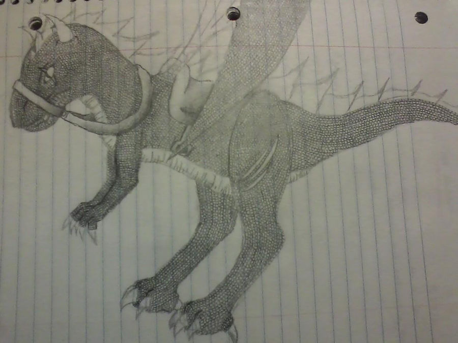 Demon Raptor Drawing Raptor by MMZeros-DarkAngle on DeviantArt