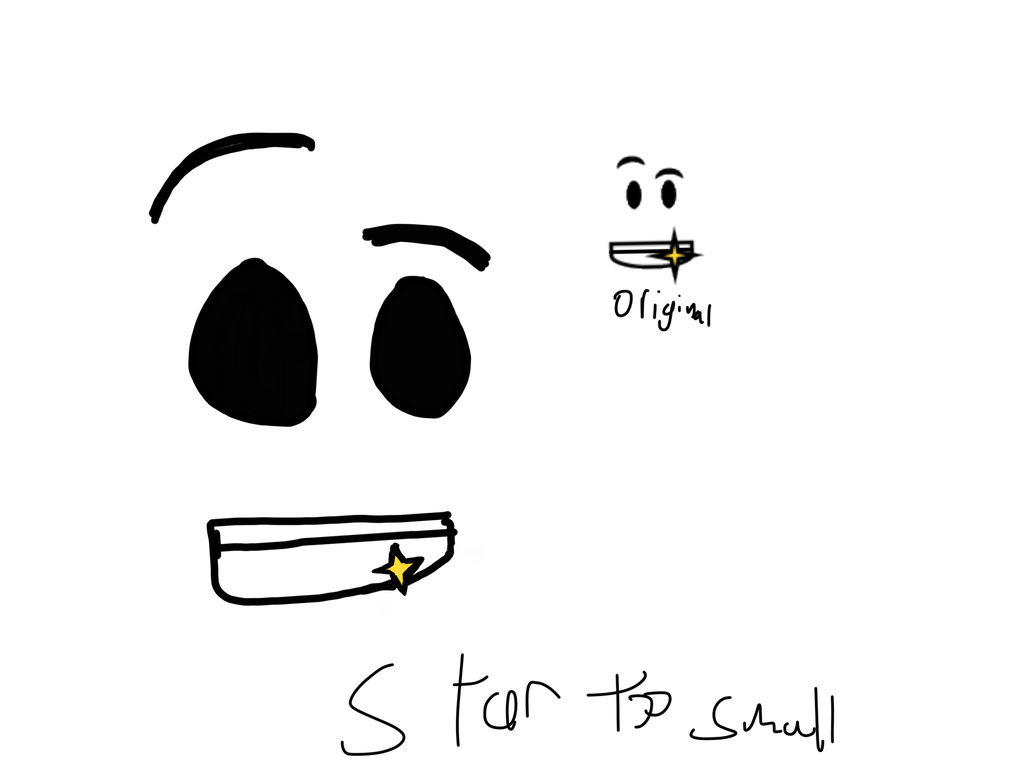 Shiny gold tooth face - Roblox