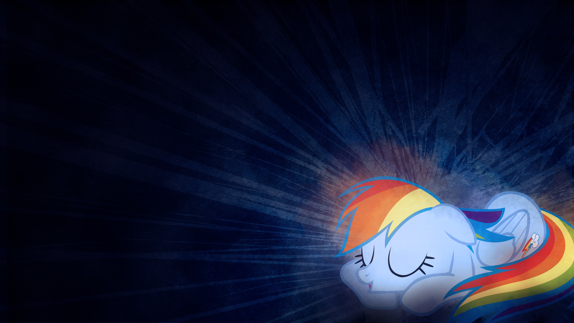 My Little Dashie is Snoozing on Your Desktop