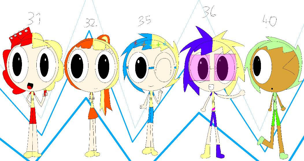Numberblocks line-up part 7 by RedBlossom63art on DeviantArt