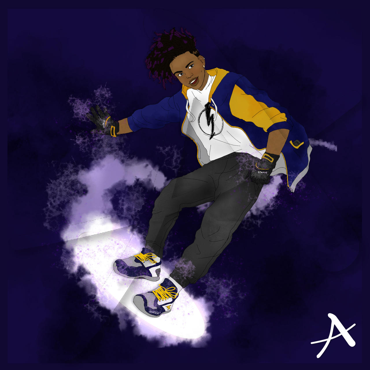 Static Shock redesign by adias1984 on DeviantArt