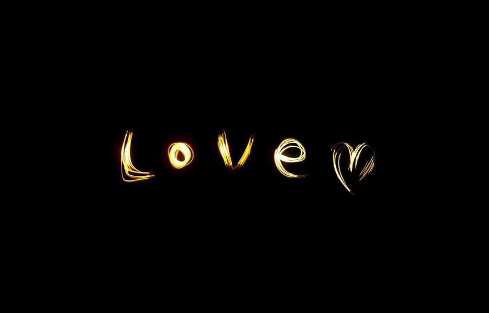 Love Light Drawing - Wallpaper