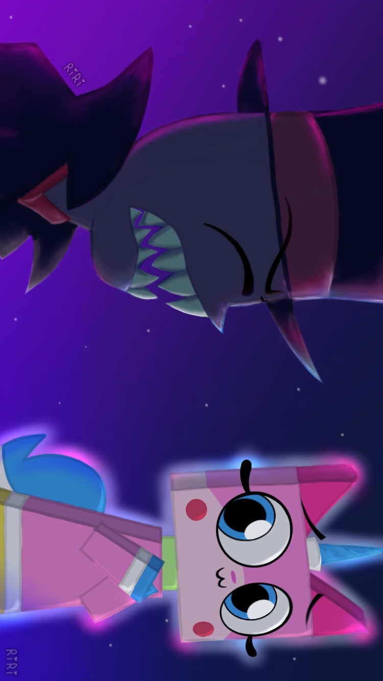 peaches but with my ship (black hat x unikitty) by riruUwU on DeviantArt