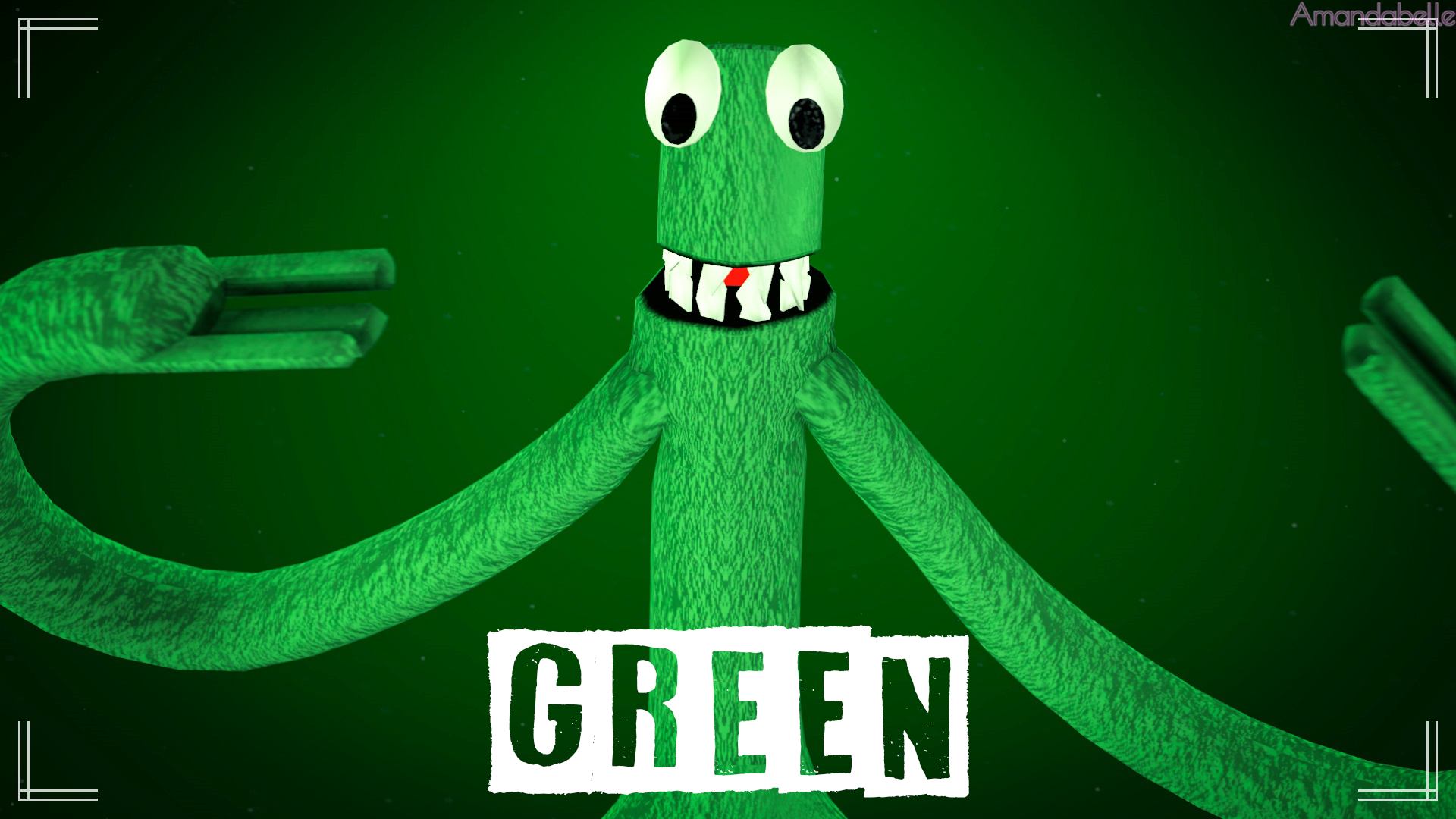 Green Rainbow Friends PNG Rainbow Friends Roblox PNG