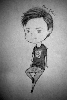 Chris Colfer chibi