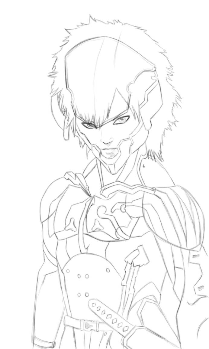 MGS5 raiden by Kadaj199 on DeviantArt