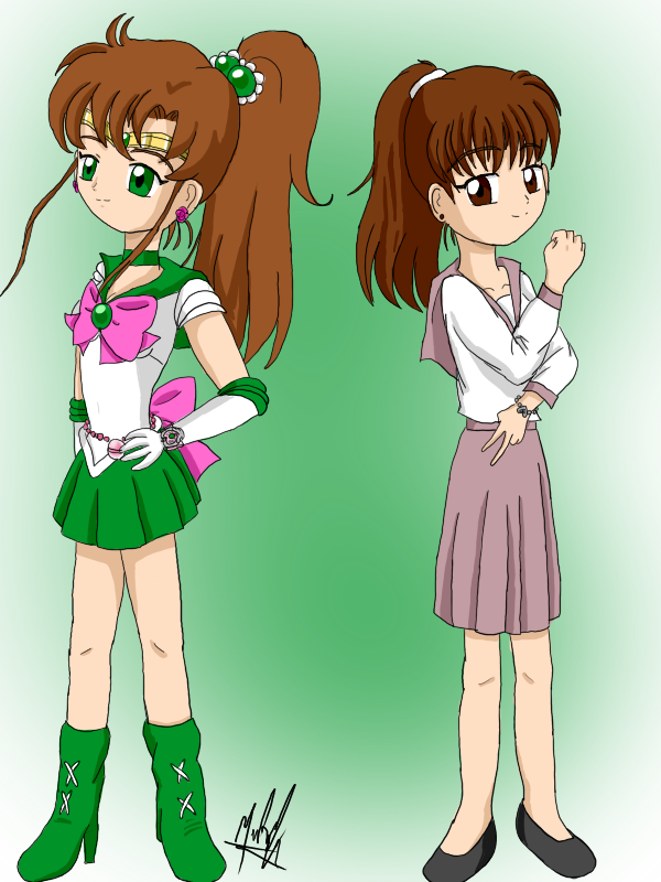 Sailor Jupiter and Makoto Live action