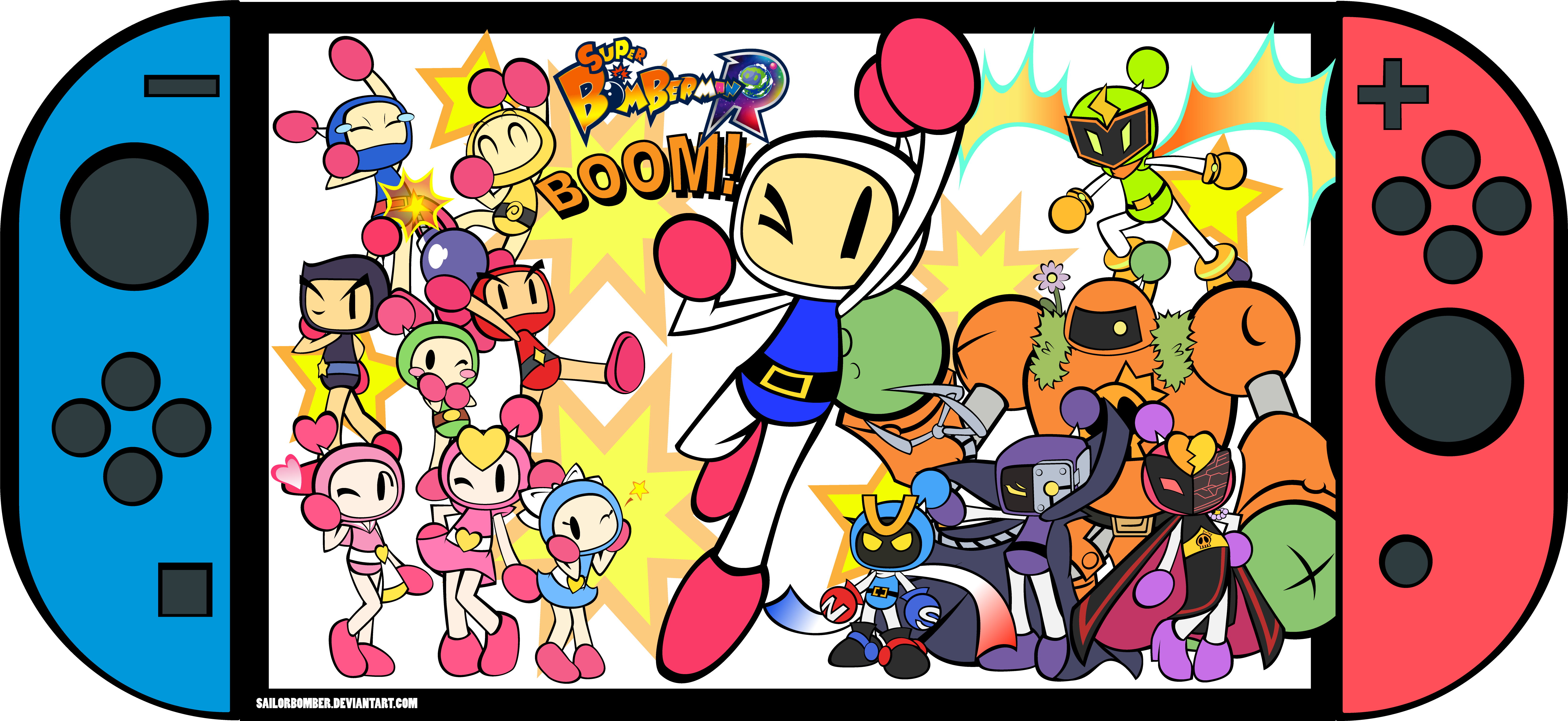 Super Bomberman R - Nintendo Switch by NGMRX on DeviantArt