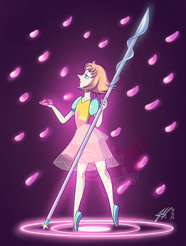Pearl - A single pale rose