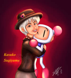 Kazuko Sugiyama and Bomberman