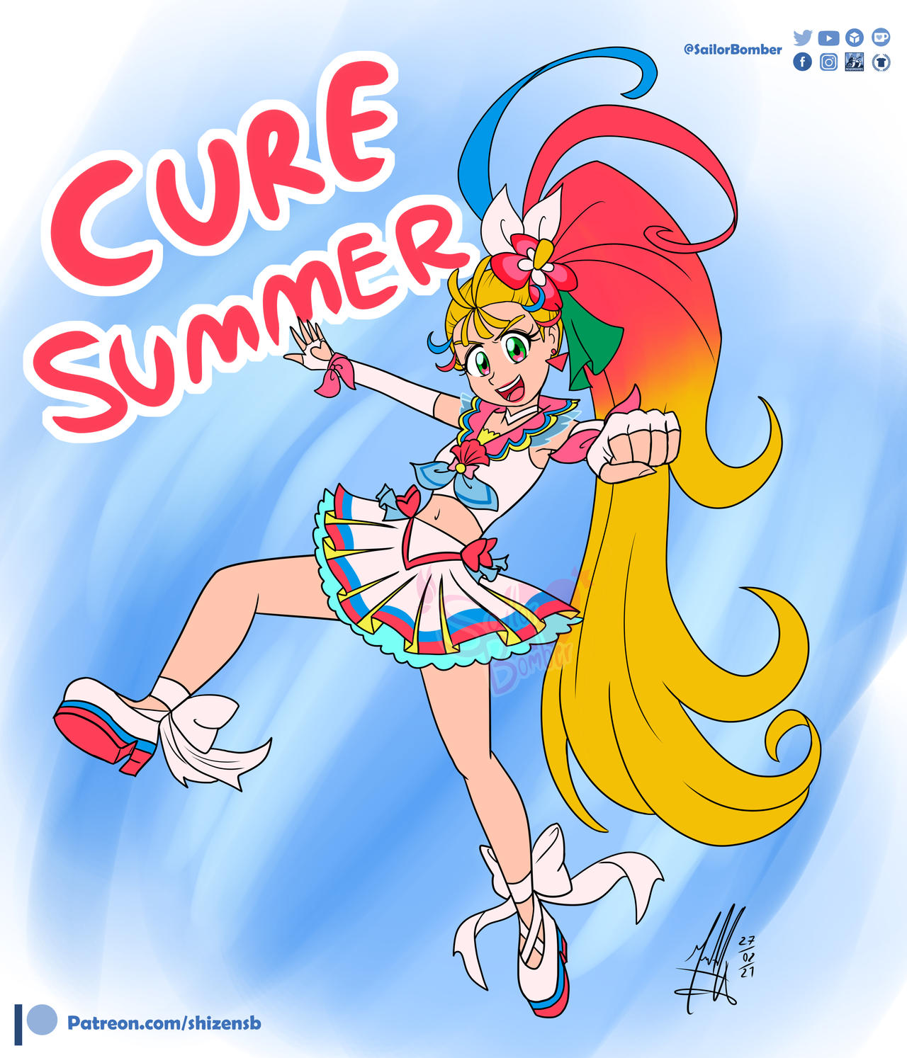 Cure Summer By SailorBomber On DeviantArt cure-summer-by-sailorbomber-on-deviantart