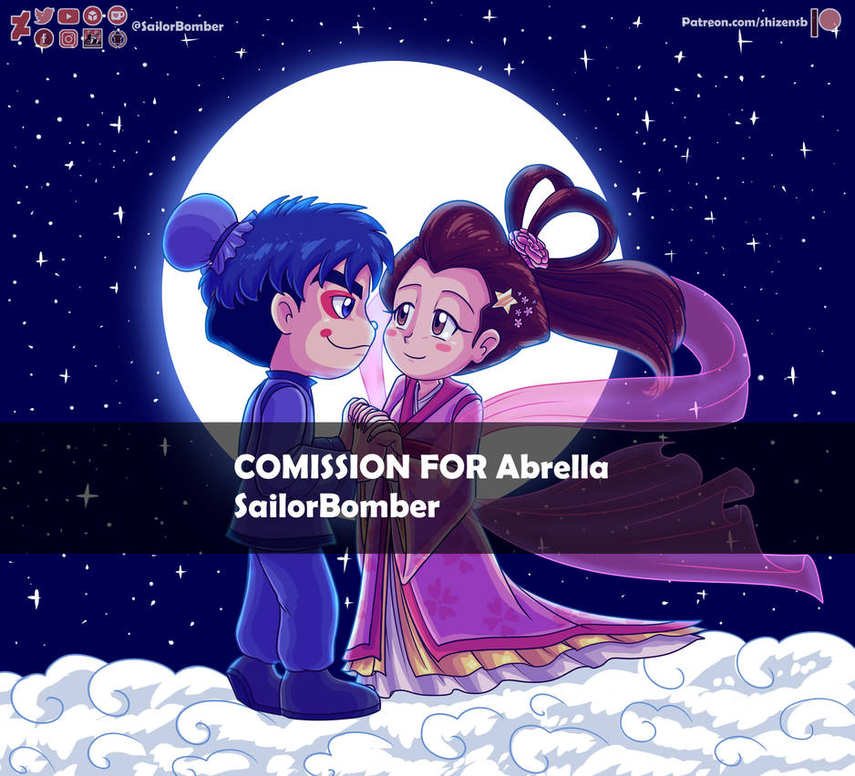 Goemon x Omitsu as Hikoboshi and Orihime by SailorBomber on DeviantArt