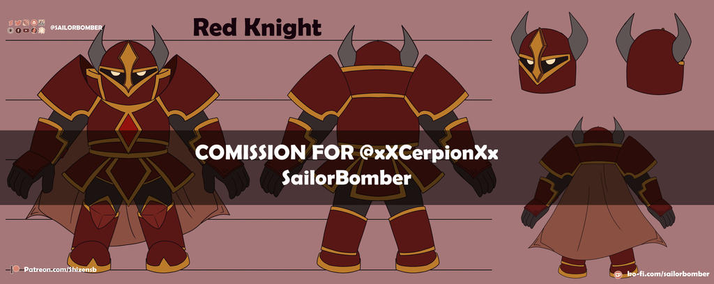 Deviantart Red Knight COMISSION - Red Knight by SailorBomber on DeviantArt