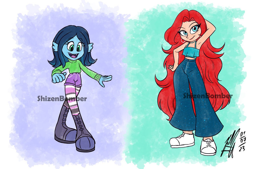 Ruby Gillman And Chelsea By SailorBomber On DeviantArt ruby-gillman-and-chelsea-by-sailorbomber-on-deviantart