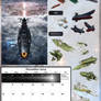 A: Dec 2014 Space Battleship Yamato 2199 calendar