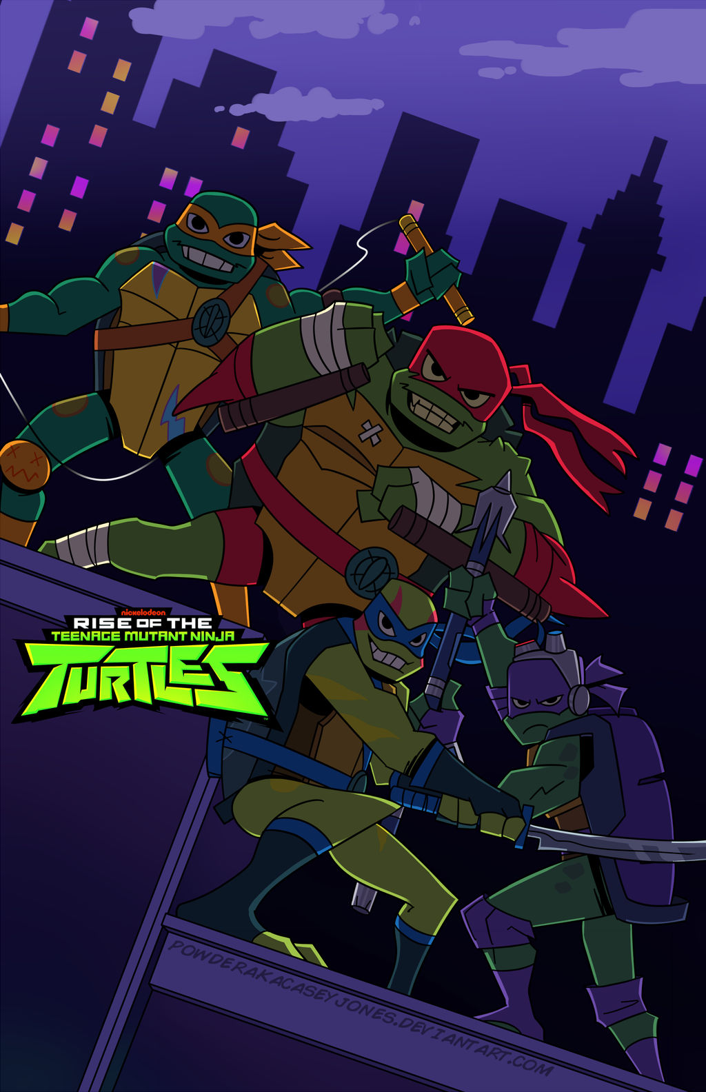 Tmnt Rise Style Rise Of The TMNT by PowderAkaCaseyJones on DeviantArt