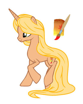 MLP Rapunzel as Pony