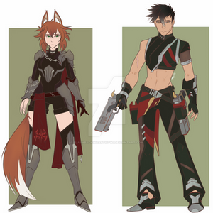 .:League of Legends OCs:. Fawn and Razza