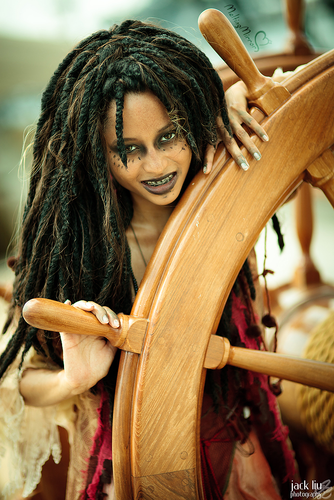 Tia Dalma Calypso at the Helm