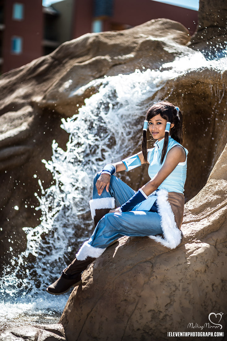 Korra cosplay - Waterfall