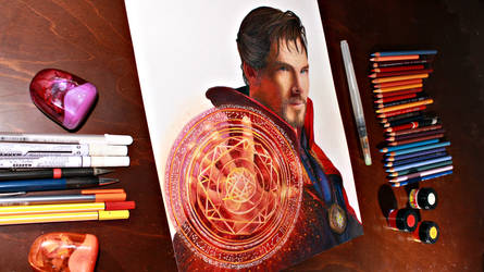 Drawing Doctor Strange (Benedict Cumberbatch)
