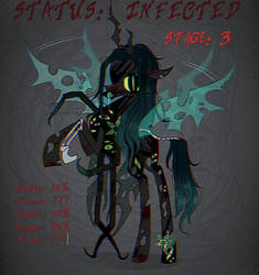 Queen Chrisalis + pony infection adopt! OPEN 