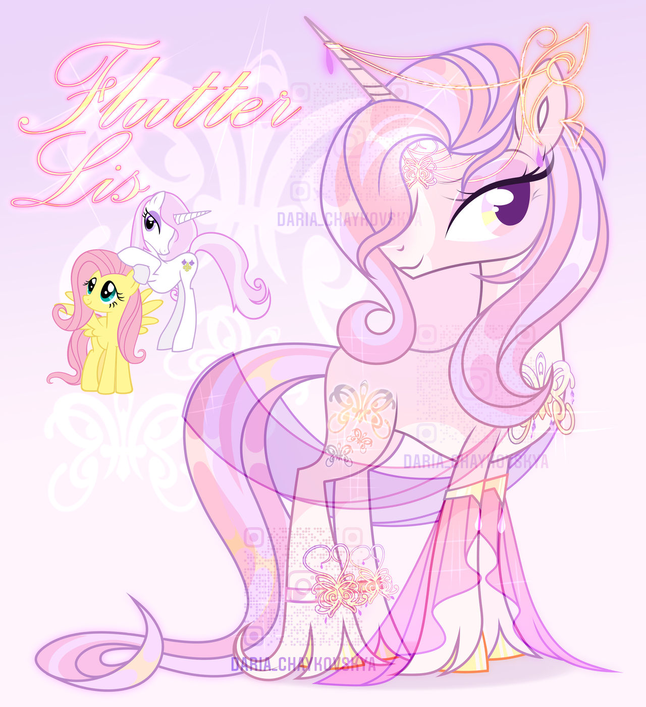 Flutterdaisy OPEN adopt! Fluttershy + Fleur de Lis by MariaKarpova123 on DeviantArt